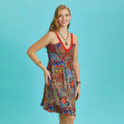 Authentic Patterned Summer Floral Ethnic Dress