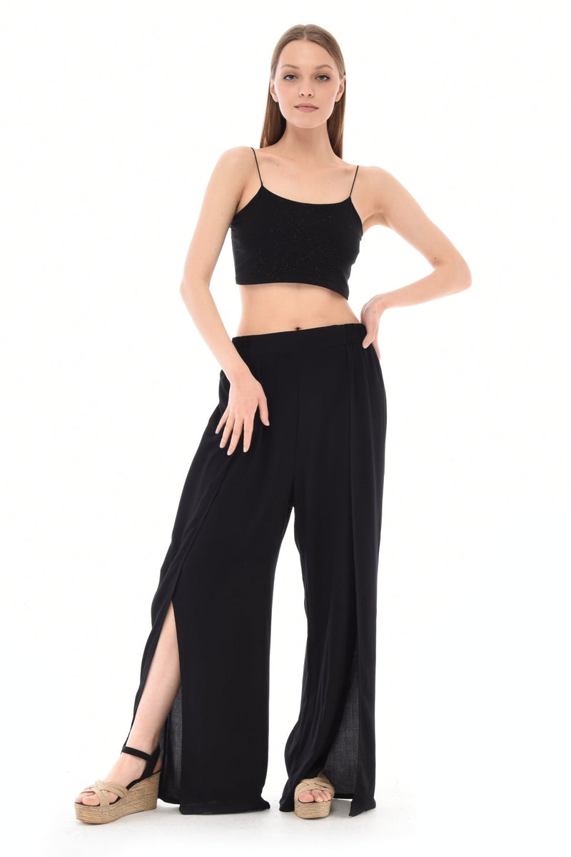 Esmeralda Slit Trousers - SHESHIRE